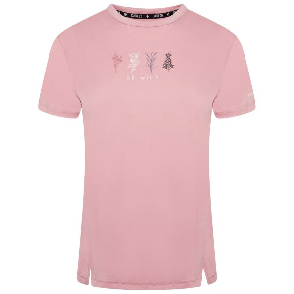 Női póló Dare2b UNWIND világos rózsaszín