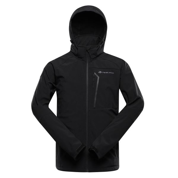 Férfi softshell kabát ALPINE PRO HOOR fekete