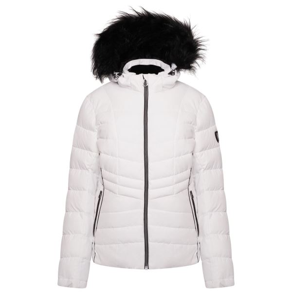 Női téli kabát Dare2b GLAMORIZE II fehér