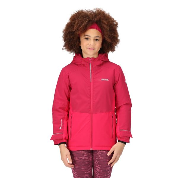 Gyerek hőszigetelt kabát Regatta HIGHTON III sötét rózsaszín