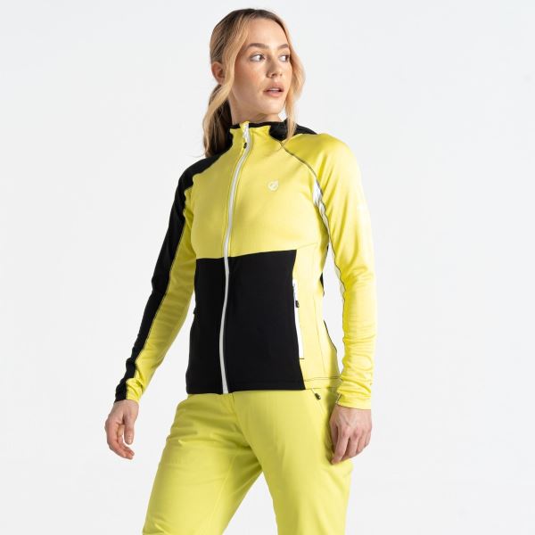 Női Dare2b CONVEY II funkcionális pulóver sárga/fekete