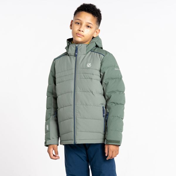 Gyermek téli kabát Dare2b CHEERFUL II zöld