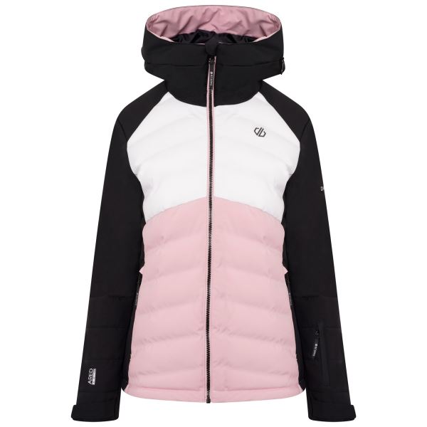 Női téli kabát Dare2b CODED szürke / rózsaszín