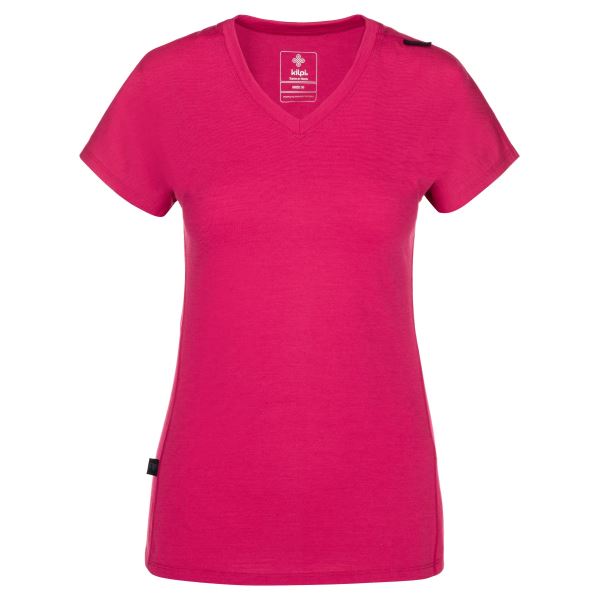 Női funkcionális póló KILPI MERIN-W rózsaszín