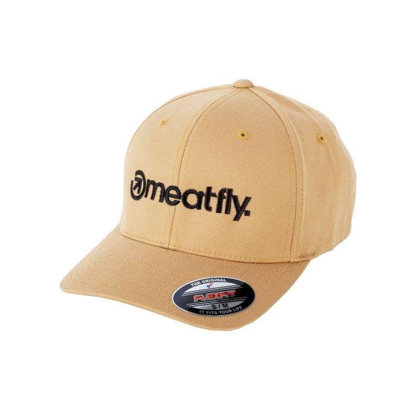 Beanie Meatfly Brand Flexfit bézs