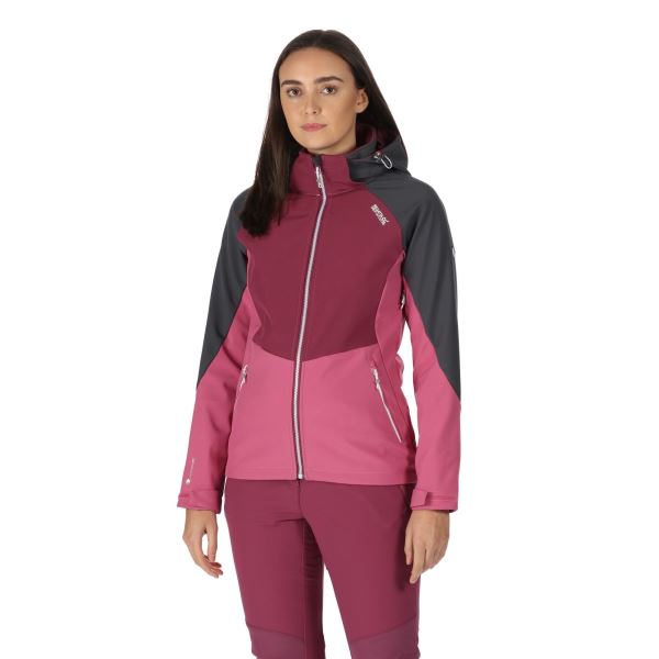 Női világos kabát Regatta DESOTO VIII rózsaszín/szürke