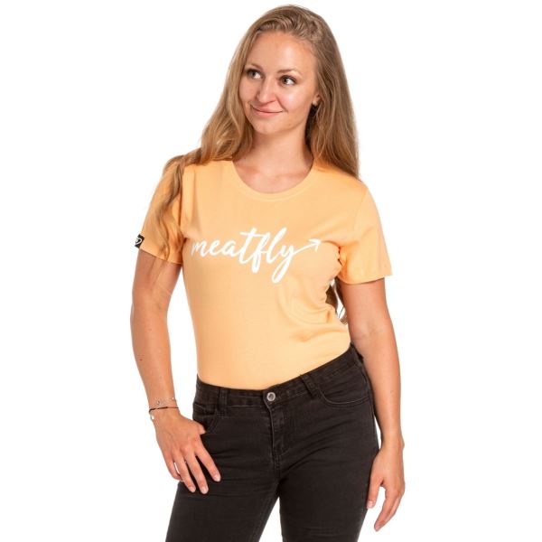 Női póló Meatfly Luna világos narancssárga