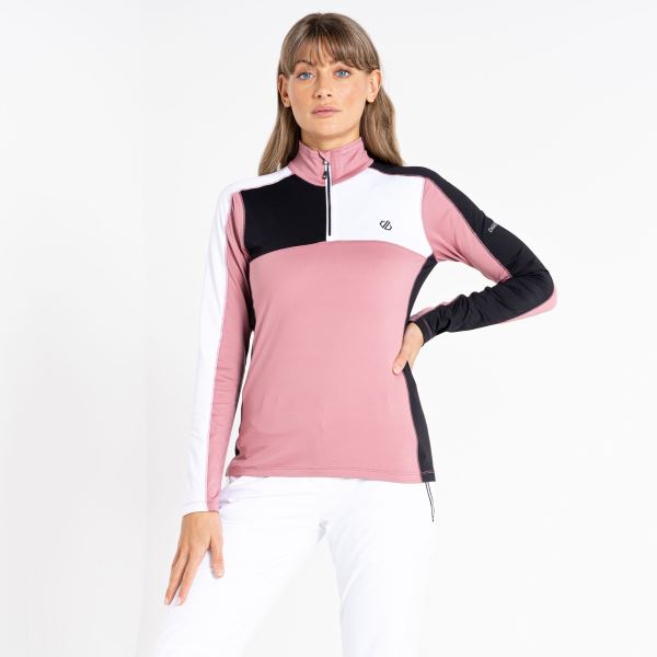 Női Dare2b DEFAULT III funkcionális pulóver rózsaszín/fekete